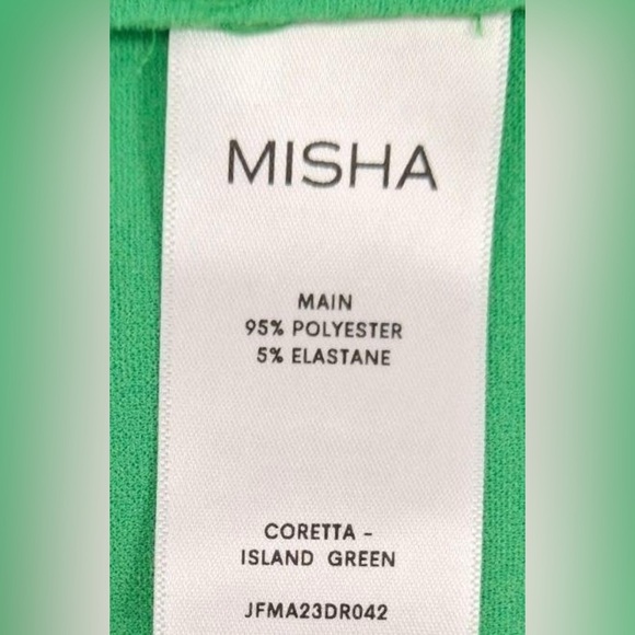 MISHA COLLECTION Coretta Bonded Midi green Dress sz XL - Picture 13 of 14